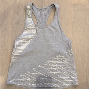 Under Armour Heatgear Gray and Silver Women's Tank, S, EUC